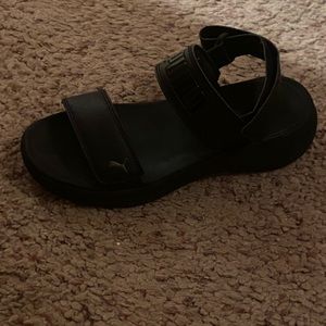 Puma black sandals